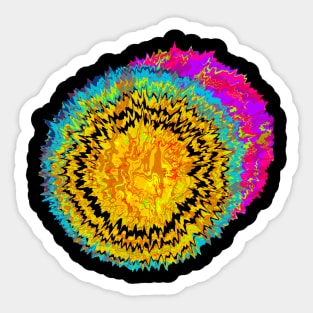 Color Burst Sticker